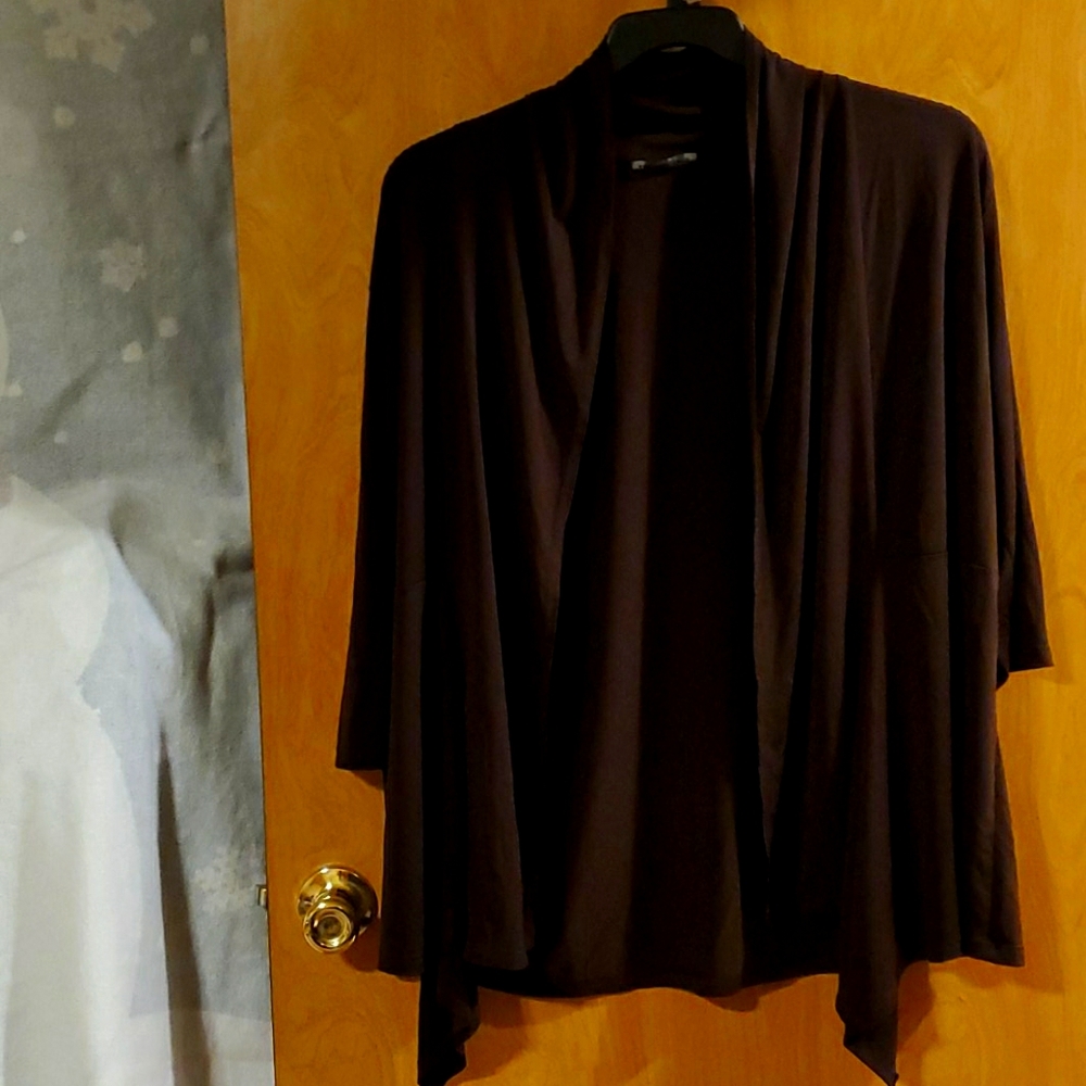 Brown cardigan 3X